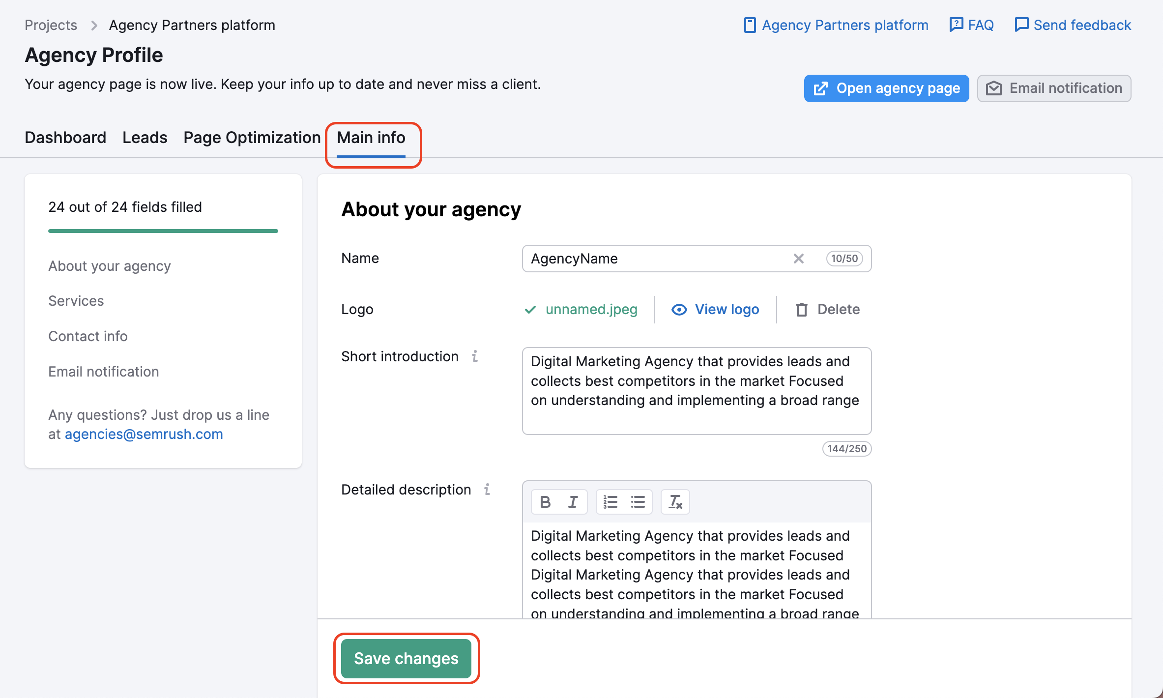 Agency Partners Platform image 9